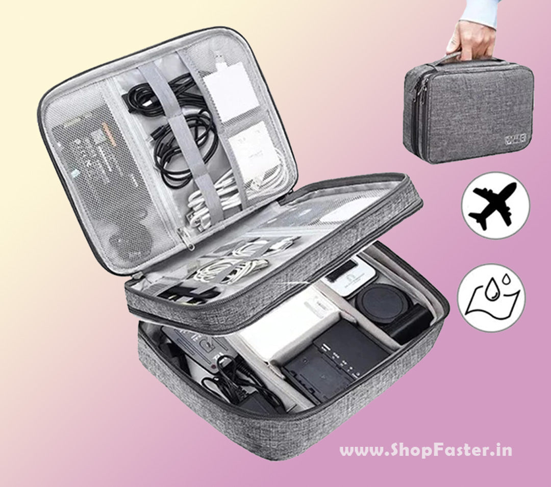 Wholesale Electronics Accessories Storage Gadget Travel Bag Supplier from  Surat India